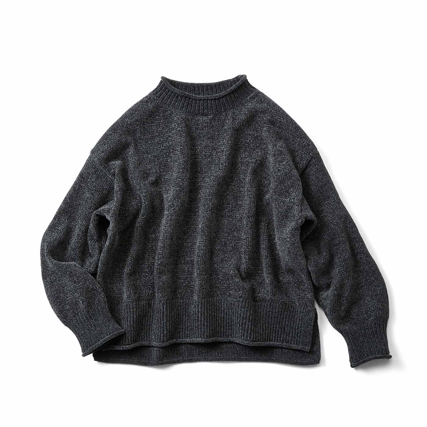なめらかモールニット〈グレー〉ＩＥ