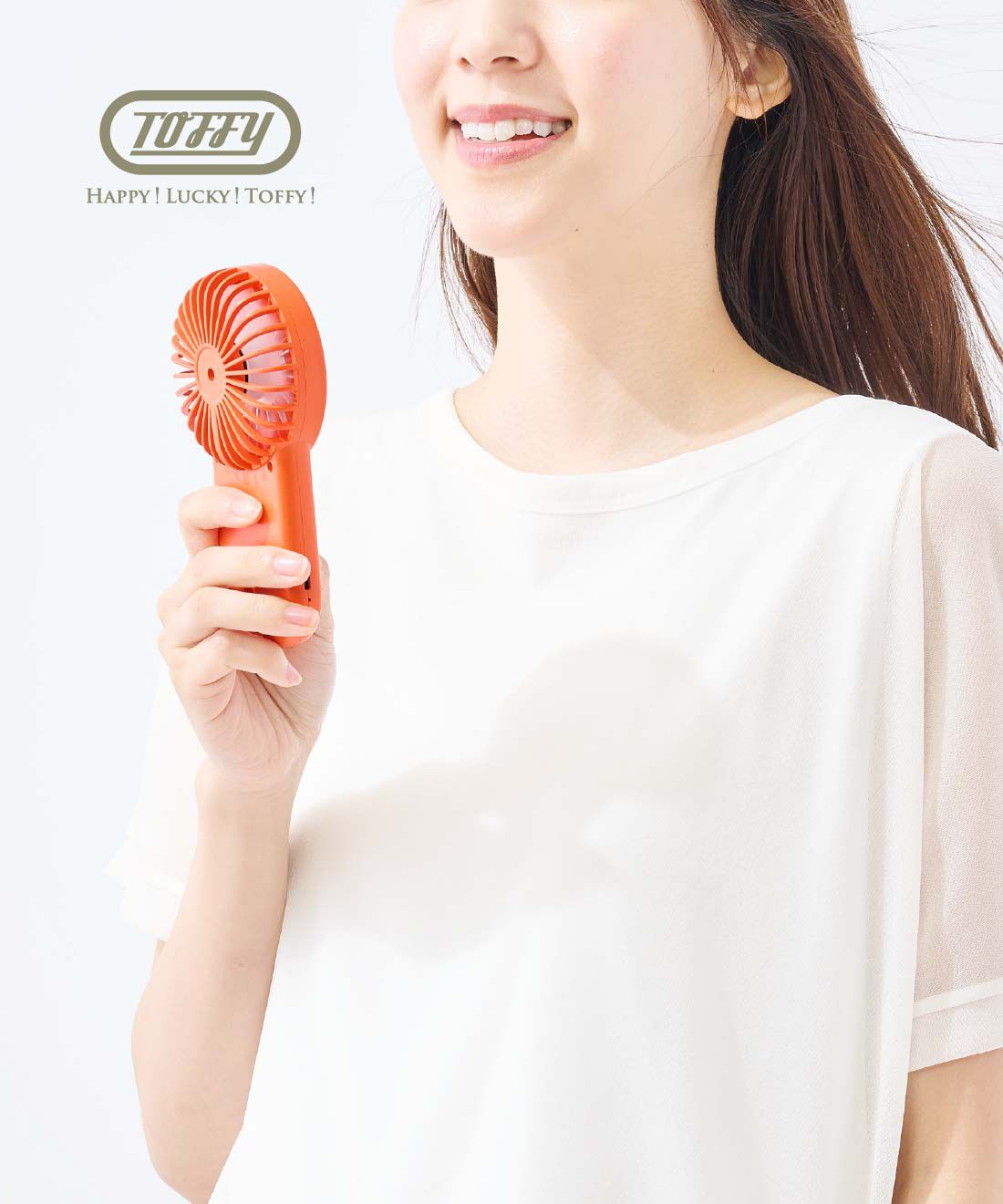 FELISSIMO PARTNERS|Toffy ハッピーコレクション 冷却プレート付き 薄型ひんやりフックファン