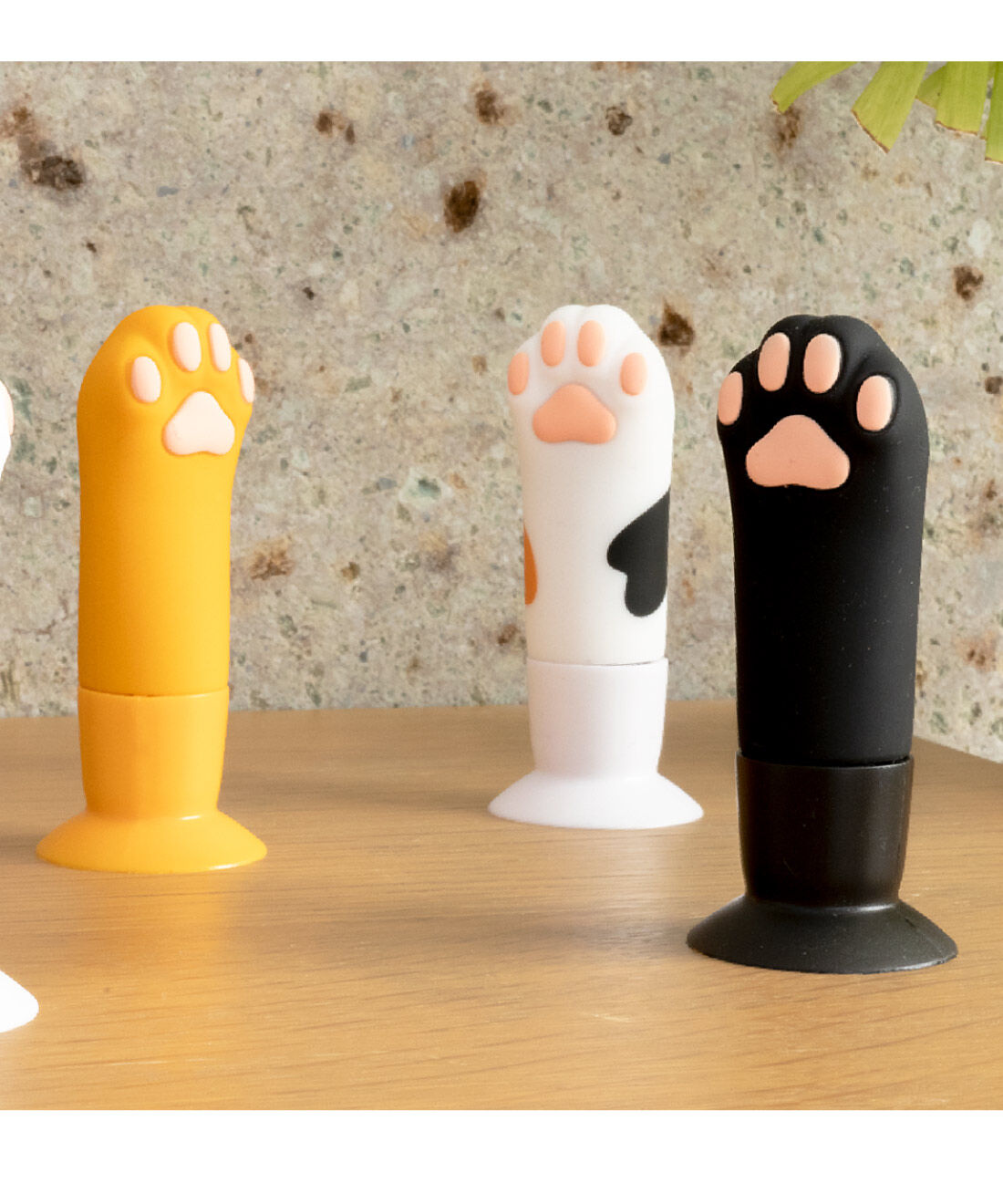 FELISSIMO PARTNERS|吸盤でピタッ！猫の手のはんこカバー