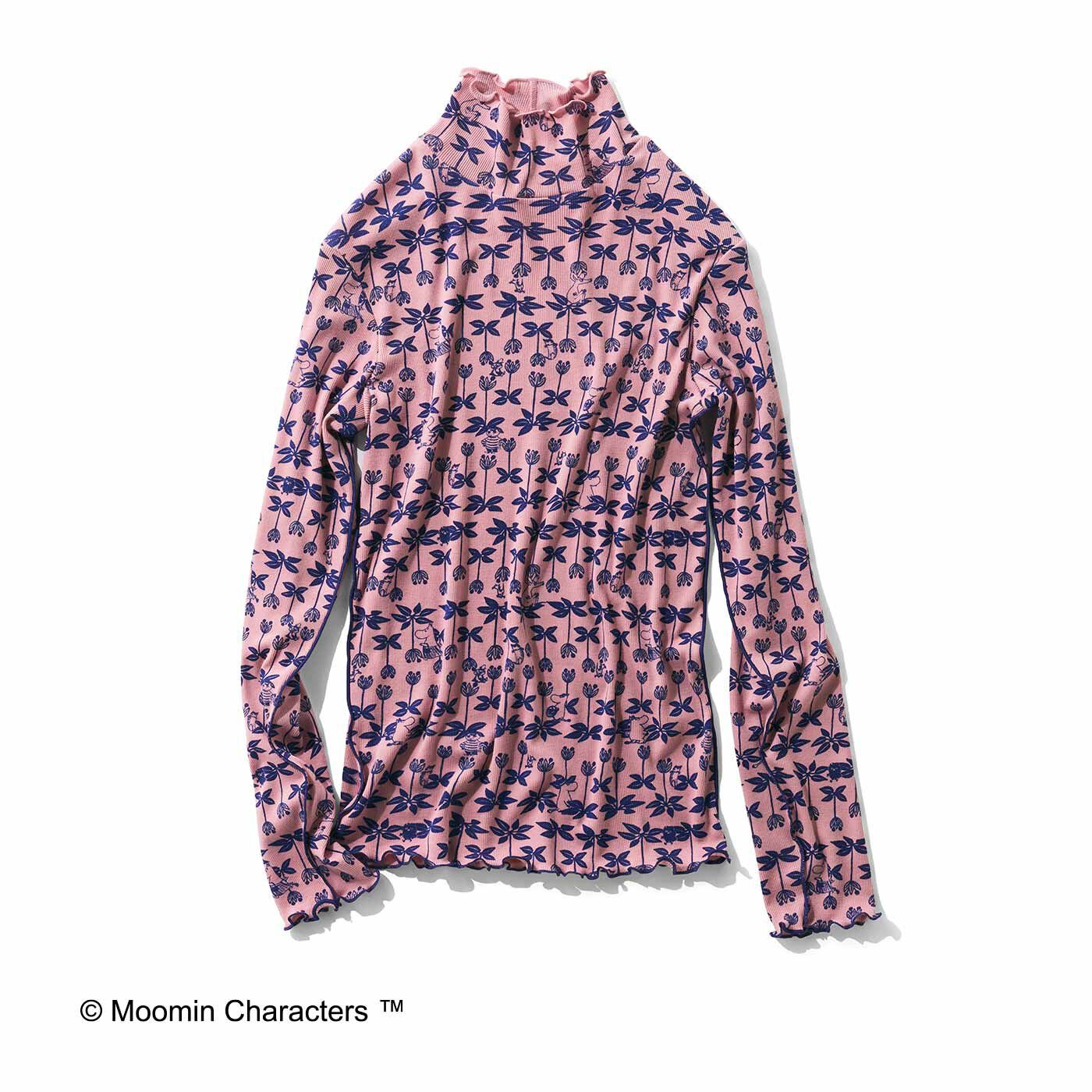 MEDE19F | MOOMIN 吸湿発熱のリブプリントトップス