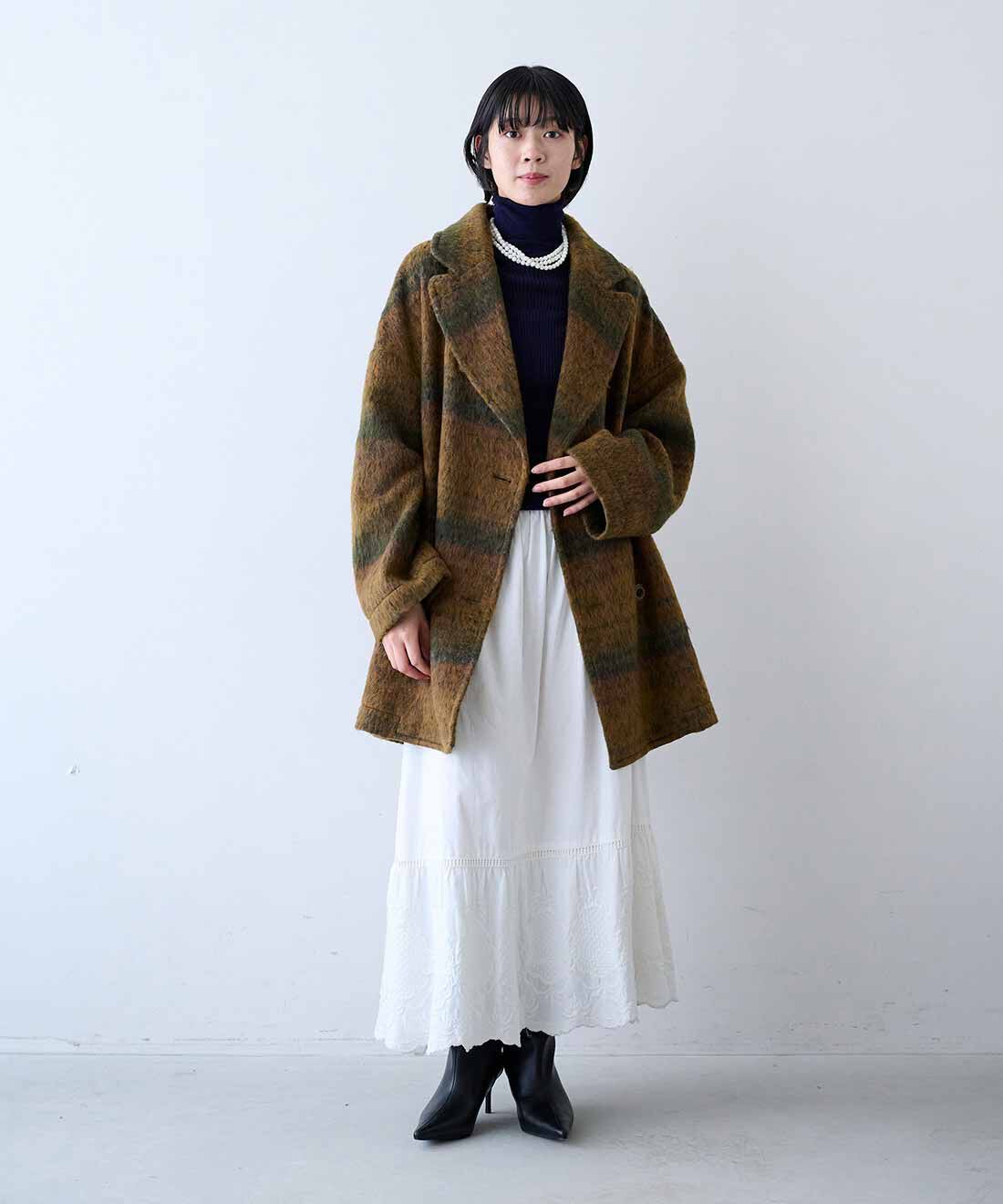 MEDE19F|綿 タートルニットの会のコーディネート