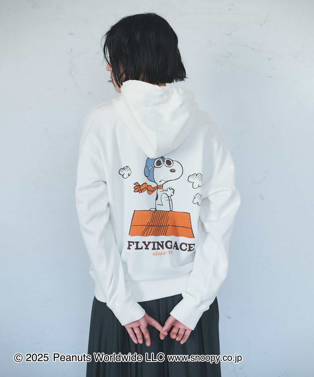 THREE FIFTY STANDARD|PEANUTS フライングエース プリント パーカーのコーディネート