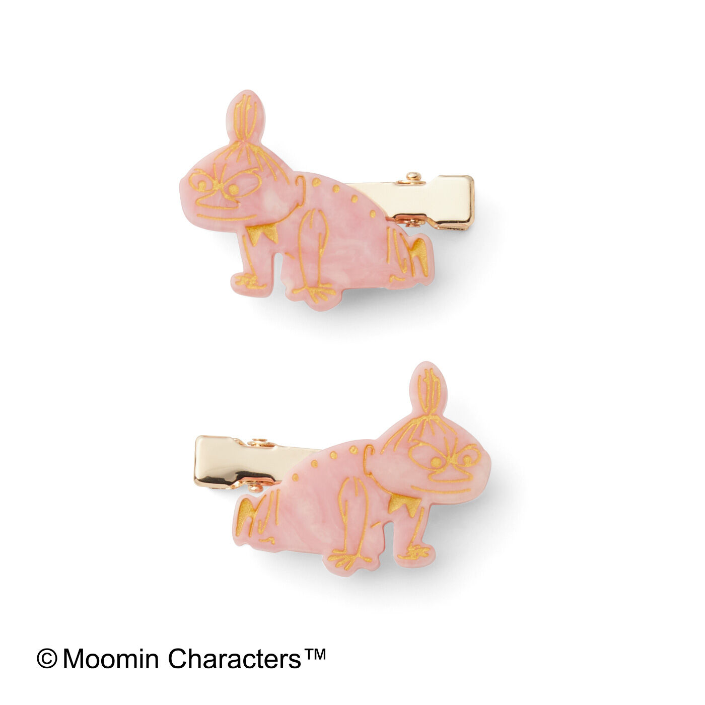 MOOMINミルキーカラーがかわいい前髪クリップ