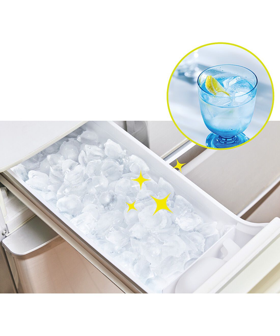 フェリシモの雑貨 Kraso|給水タンクにポンッと入れて菌の増殖を防ぐ　製氷機の小さなお守りペンギン