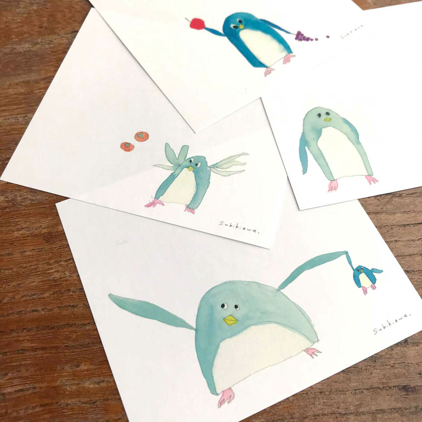フェリシモの雑貨 Kraso|cozyca products 人気作家さんのかわいいイラストが楽しめる  紙もの文具セット  PART2の会|【スビキアワ / Subikiawa. 】 &rdquo;日常の中で使用できる絵画&rdquo; をテーマに展開。平面制作、空間構成、デザインなどさまざまな活動をしています。