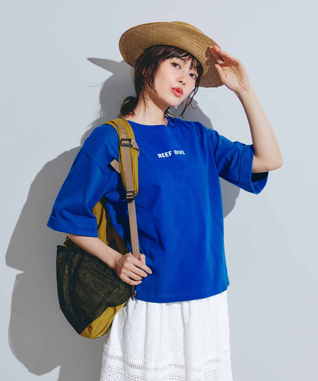 トルコオーガニックコットン五分袖Tシャツ