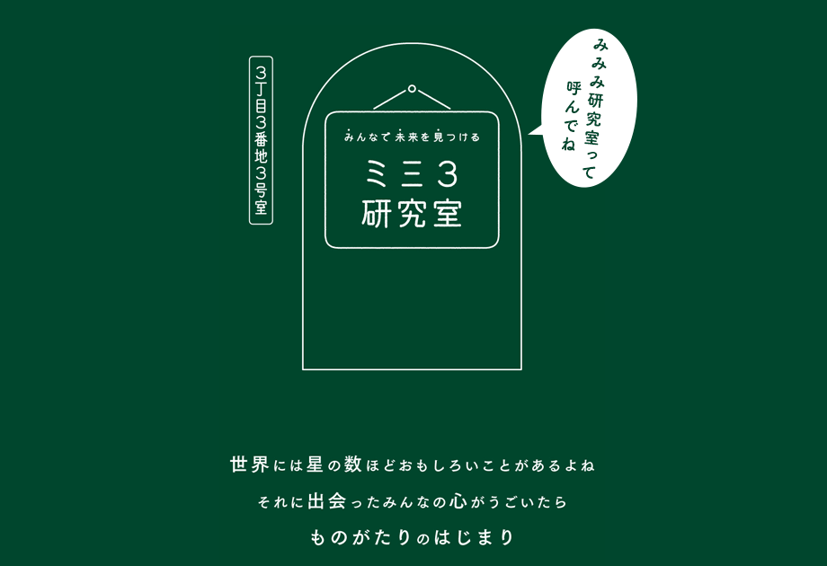 みんなで未来を見つける ミ三3研究室